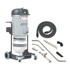 Aspirator Nilfisk VHS 120CB HC ALL-IN-ONE B&C , 2000 W, sac 25 l pentru deseuri periculoase, recipient metal