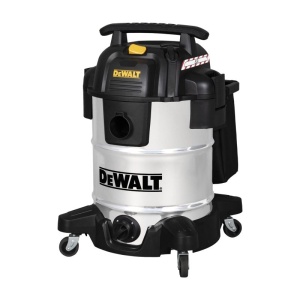 Aspirator silentios umed/uscat Dewalt 38L otel, 800 W, furtun 2.1 m/48 mm, 42.5 l/s