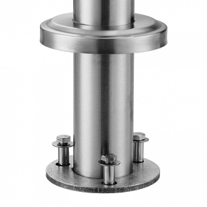 Balustrada inox, 5-6 trepte Vivatechnix, Inaltime 1060 mm, lungime 1500 mm, pozitii reglabile, accesorii prindere - Img 3