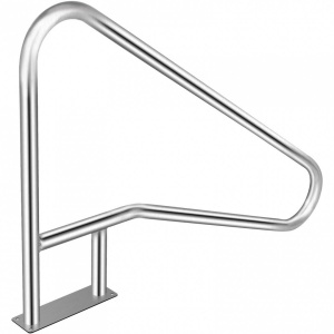 Balustrada pentru piscine din Inox, Vivatechnix dimensiune 139.7 x 81.2 cm, Capacitate 150 kg - Img 4