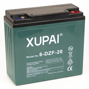 Baterie semitractiune Deep Cycle 6-DZF-20, 12V 20Ah VRLA GEL pentru scutere si tricicluri electrice