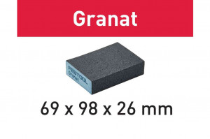 Bloc de şlefuire manuală Granat 69x98x26 220 GR/6, Festool