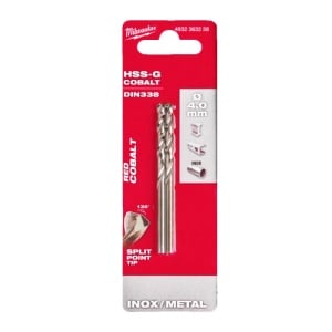 Burghiu pentru metal HSS Cobalt, DIN338, Ø4.0 mm, MILWAUKEE®