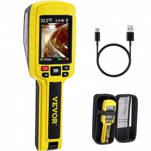 Camera cu termoviziune VEVOR 3600 pixeli, ecran color 2.8”, card SD, Li-ion, -20°C pana la 500°C