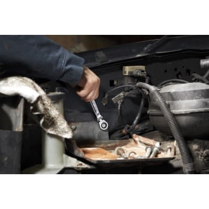 Cheie combinata cu clichet si cap pivotant Maxbite™, 14mm, 4932480187 Milwaukee - Img 2