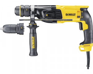 Ciocan rotopercutor Dewalt D25134K, SDS Plus, 800 W, 2.8 J, 0 - 1550 rpm, doua mandrine interschimbabile
