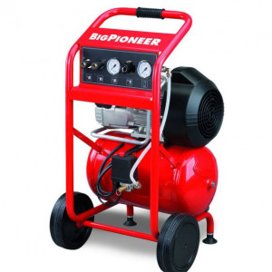 Compresor de aer cu ulei, monofazat, cu doi cilindri dispusi in V, Fini BIG PIONEER VKM362-3M, 2.2 kW, 10 bar, 310 l/min, cu butelie de 20 l