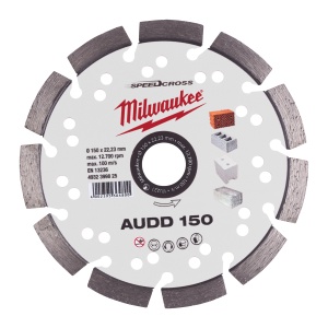 Disc diamantat Premium Speedcross AUDD, 150mm, 4932399825 Milwaukee
