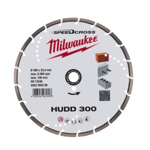 Disc diamantat Premium Speedcross HUDD, 300mm, 4932493298 Milwaukee