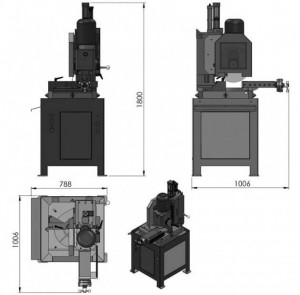 Fierastrau circular semiautomat LCS 350 - Img 3