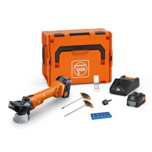 Freză pentru muchii cu acumulator până la 5 mm cu set de utilizare, AKFH 18-5 AS SET FATETE si 2x 8Ah PROCORE, Fein