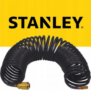 Furtun Spiralat 5 m Stanley 166005XSTN Aer Comprimat Ø6x8 mm - Img 1