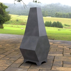 Incalzitor pentru terasa/gradina, Pyramid Hexagon II KRO-1076, Otel, Negru, 1200x605x406 mm, grosime 3 mm - Img 6