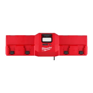 Încărcător magnetic Milwaukee M12-18 GBC4, 2 porturi x M18™, 2 porturi x M12™ sau porturi hibride M18™, USB-C - Img 1