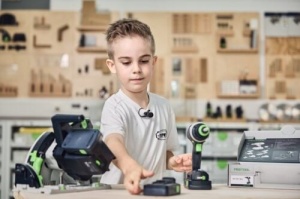 Jucărie care imită maşina de găurit şi înşurubat cu acumulatori TY-TPC, Festool - Img 4