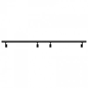 Mana curenta pentru scari, Aluminiu, Negru Mat, 2148x70x180 mm, Diametru 50 mm, Negru, 2 x segmente - Img 2