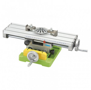 Masa din aluminiu cu deplasare in cruce T018/350, Fervi