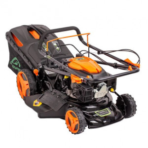 Masina de tuns gazonul pe benzina Greenfield G-MTG461ARW-T6, 3.46 cp, 146 cmᶟ, 457 mm, 7 trepte taiere, 60 l sac colector - Img 2