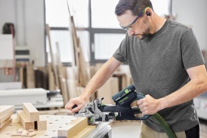 Masina pentru imbinari in lemn cu acumulator DOMINO DFC 500 E-Basic, Festool - Img 4