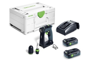 Masini de gaurit si insurubat cu acumulatori CXS 18 TBX 4,0 I-Plus, Festool