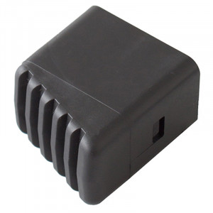 MONTO CAPAC BAZA 33 x 20 mm, NEGRU (PERECHE), KAUSSE, KR-211415 - Img 2