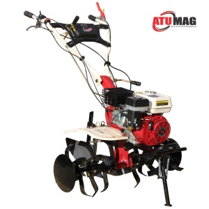 Motosapa Media Line MS 7100/5CF, 7 CP, freza 80 cm, benzina, 3.6 l, Pachet STANDARD: roti pneumatice 400 mm + suport accesorii + plug bilonat - Img 2