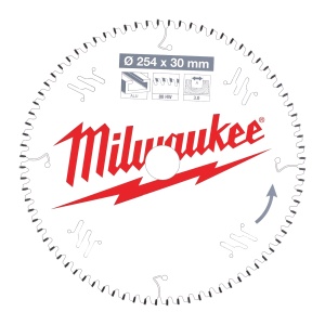 Panza de circular, Ø254mm X Ø30mm, Z80, Aluminiu, 4932471318 Milwaukee