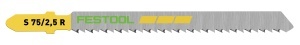 Panza de ferastrau vertical WOOD FINE CUT S 75/2,5 R/5, Festool