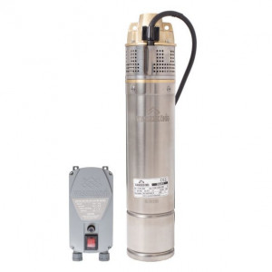 Pompa submersibila periferica Wasserkonig SI13055, diametru 4", 1800 W, debit 3300 l/h, inaltime refulare 130 m