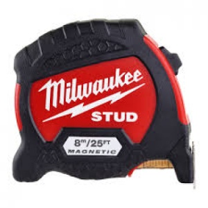 RULETA CU MAGNET STUD GEN2 8M/25FT, MILWAUKEE®