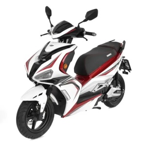 Scuter electric HECHT Equis White, acumulator 72 V, 20 Ah, motor 3000W, viteza maxima de 45 km/h, autonomie 65 km