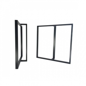 Set 2 picioare pentru masa, Vivatechnix-1283, Inaltime 71 cm, Otel - Img 4