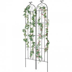 Set 2 suporturi pentru plante agatatoare, 51 x 180 cm, Otel, Diametru teava 10 mm - Img 4