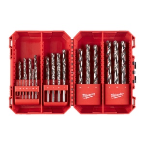 Set de burghie pentru metal, rectificate, DIN338, Ø1.0-13.0mm, 25buc, MILWAUKEE®