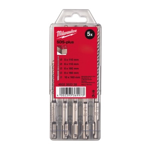 Set de burghie SDS-plus MX2, 5 buc, 4932352338 Milwaukee