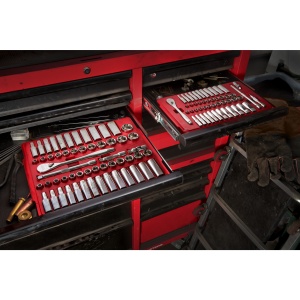 Set de chei tubulare 1/4", 50buc, 4932464944 Milwaukee - Img 2