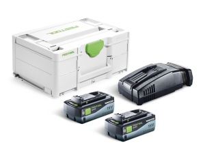Set de energie SYS 18V 2x8,0/SCA16, Festool