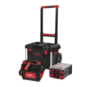 Set PACKOUT™ (Cutie mobilă. organizator compact 2x. geantă de scule 40cm), Milwaukee