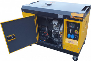 Stager YDE15000T Generator insonorizat 12kVA, 48A, 3000rpm, monofazat, diesel, pornire electrica - Img 3