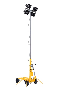 Stager YL250-4 turn de iluminat 4x250W, LED, telescopic, 4.5m - Img 2