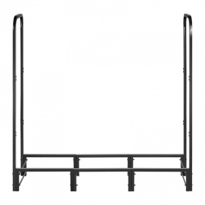 Suport de lemne cu husa impermeabila, pentru seminee, Vivatechnix 1220 × 320 × 1180 mm, Otel, Negru - Img 4