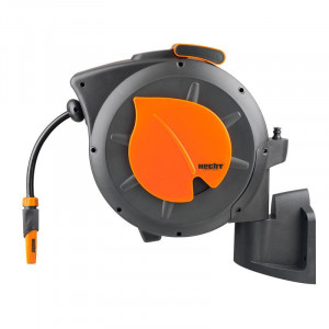 Tambur automat, Hecht 08666, pentru furtune de gradina, pana la 20 m lungime