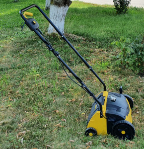 Texas MPC 1400 scarificator aerator gazon 2-in-1, motor electric 1400W, sac 35 litri, latime lucru 32cm, reglaj central - Img 4