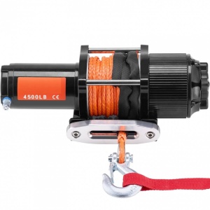 Troliu electric cu franghie sintetica 12V, capacitate 2041 kg, Lungime tragere 12 m, Telecomanda Wi-Fi, IP55 - Img 2