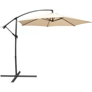 Umbrela de gradina, Hecht SANDYI, cadru din aluminiu, diametru 2.5 m