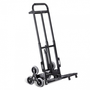 Carucior pliabil pentru scari, 8 roti, maxim 208 kg, greutate 9.2 kg, Otel Carbon - Img 1