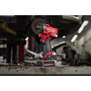 Cheie de impact compacta M12 FCIWP12G3-0 cu pin de blocare, cuplu 745 Nm, prindere 1/2" patrat, Milwaukee, cod 4933493457 - Img 4
