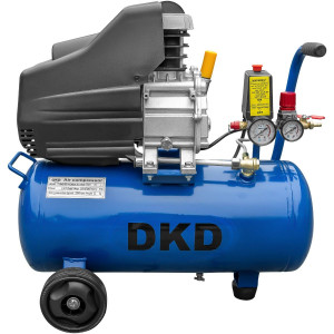 Compresor DKD XYBM24B putere 1.5 kW debit 180 l/min presiune 8 bari rezervor 24l si cuple rapide - Img 1