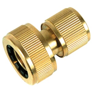 Conector furtun irigatii HECHT 08029C, 3/4 inch, material alama