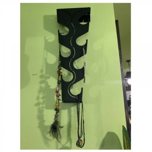 Cuier metalic Krodesign Black Hanger, lungime 50cm, negru - Img 7